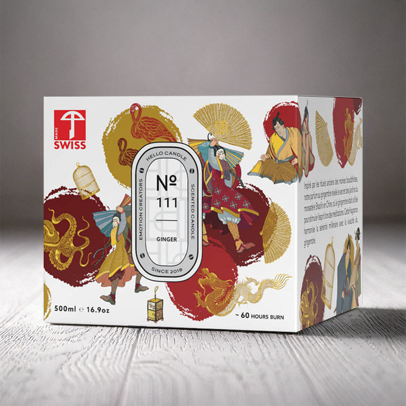 HELLO CANDLE GINGER 500ml