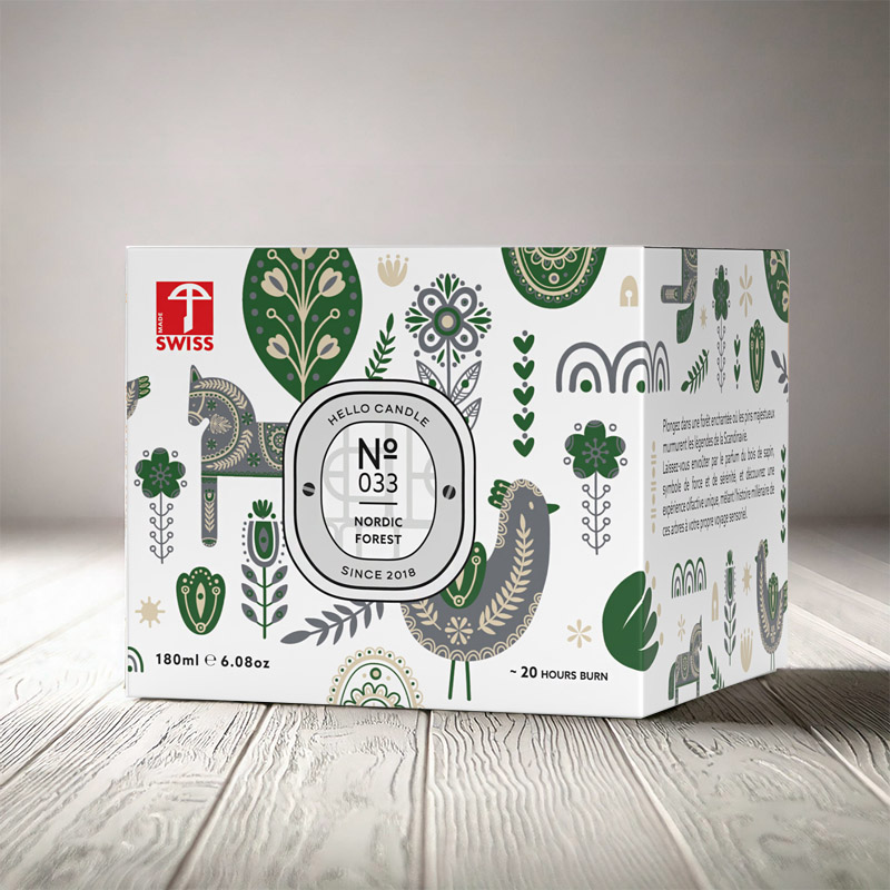 HELLO CANDLE NORDIC FOREST 180ml