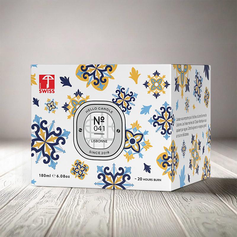 HELLO CANDLE LISBONNE 180ml (SEA BREEZE)