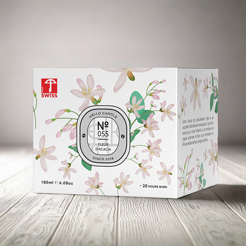 HELLO CANDLE FLEUR D'ACACIA 180ml