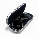 GLASSES CASE GLOSSY BEIGE