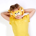 RELAXEAZZZ 2 IN 1 TRAVEL PILLOW & SLEEPING MASK GIRAFFE