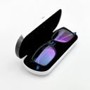 GLASSES CASE RACCOON BLACK & WHITE