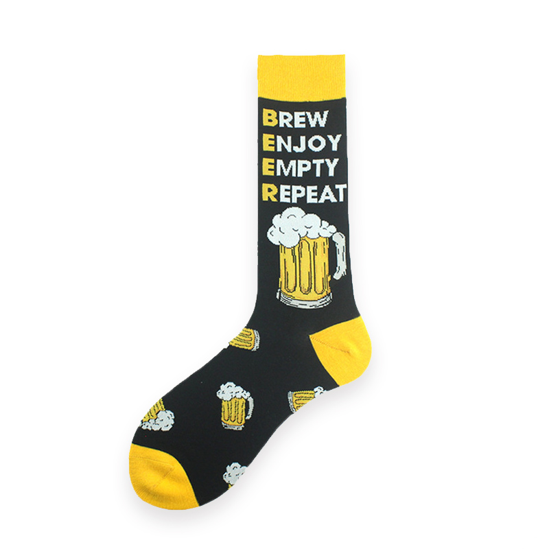COZY NOXXIEZ SOXXIEZ BEER YELLOW 38-45 6pcs