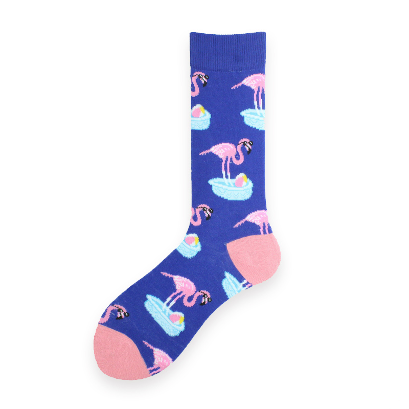 COZY NOXXIEZ SOXXIEZ FLAMINGO BLUE 38-45 6pcs