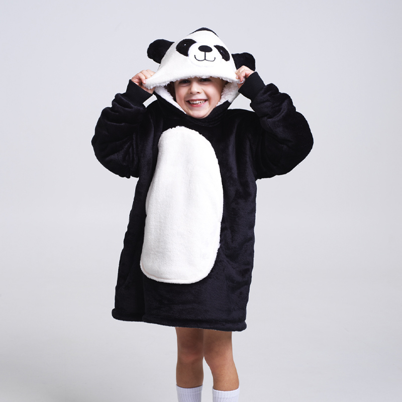 COZY NOXXIEZ CUDDLE HOODIE PANDA SMALL