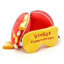 RELAXEAZZZ 2 IN 1 TRAVEL PILLOW & SLEEPING MASK ADORAMAGICS DRAGON