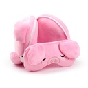 RELAXEAZZZ 2 IN 1 TRAVEL PILLOW & SLEEPING MASK ADORAMALS OLIVER THE PIG