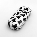 GLASSES CASE YOGA CAT BLACK