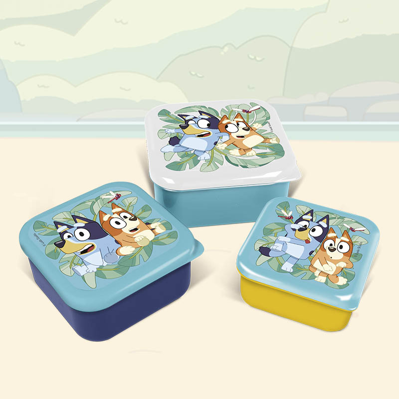 SNACK BOXES BLUEY 3pcs