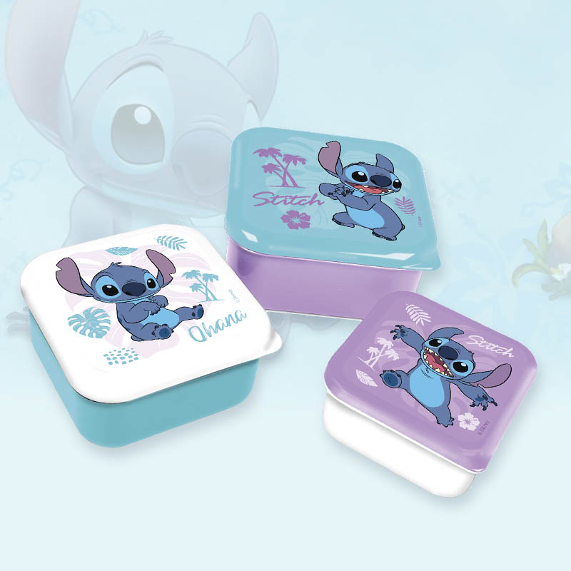 SNACK BOXES STITCH 3pcs