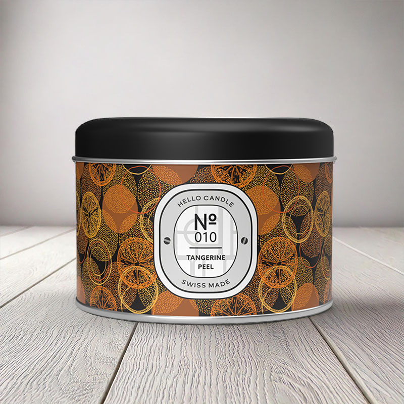 HELLO CANDLE TANGERINE PEEL 180ml