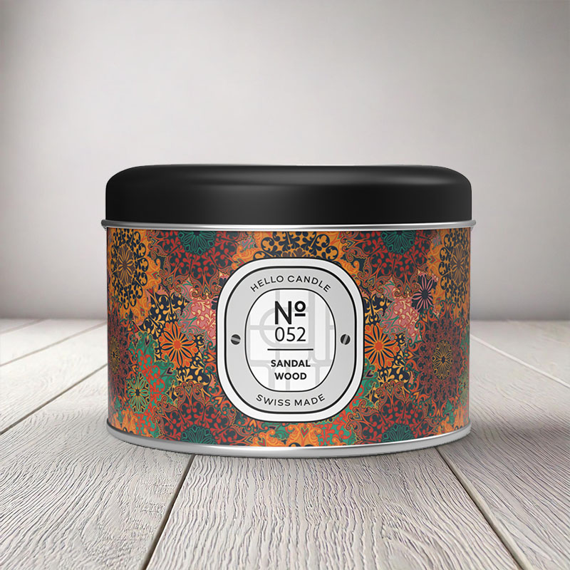 HELLO CANDLE SANDAL WOOD 180ml