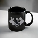 MUG DC COMICS BATMAN EMBLEM BLACK