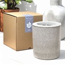 TWILI OUTDOOR CITRONELLA CANDLE FRESCO SMOKEY GREY X-LARGE (INCL. REFILL)