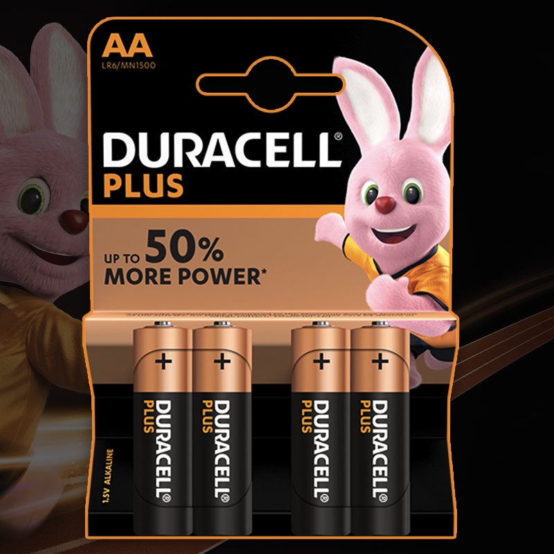 DURACELL PLUS POWER "AA" 4pcs LR06 /20