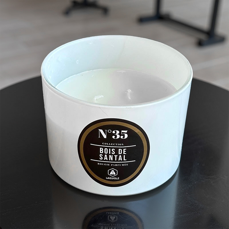 LAGUIOLE CANDLE 3WICK BOIS DE SANTAL 260