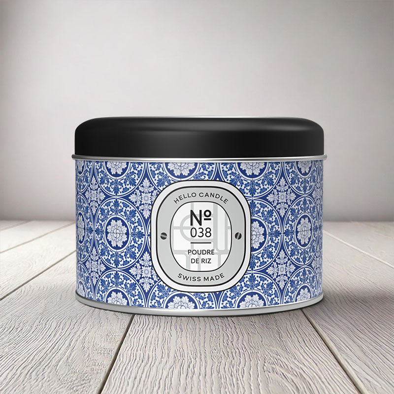 HELLO CANDLE POUDRE DE RIZ 180ml