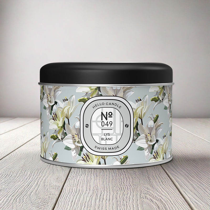 HELLO CANDLE LYS BLANC 180ml