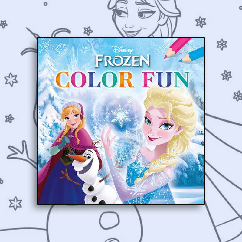 COLOR BOOK FROZEN FUN