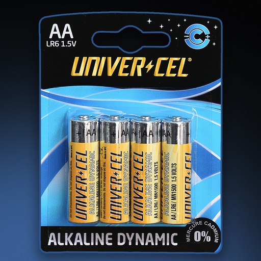 [00007631] UNIVER-CEL ALK. DYN. "AAA" 4pcs LR03 /12