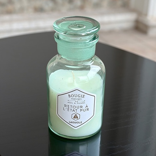 [40269809] LAGUIOLE CANDLE BOTTLE HONEY & FLOWER 90