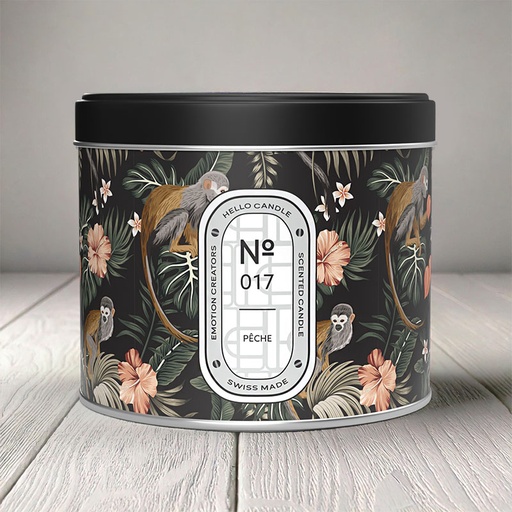 [SC017500] HELLO CANDLE PÊCHE 500ml