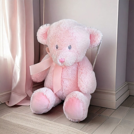 [00200022] BEAR PINK 43CM