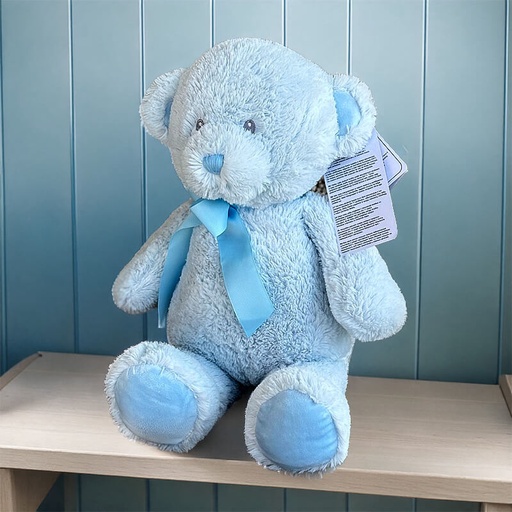 [00200023] BEAR BLUE 43CM