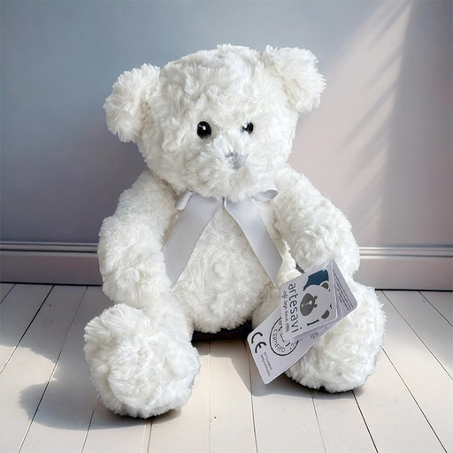 [00200070] TEDDY BEAR LARRY BEIGE 37CM
