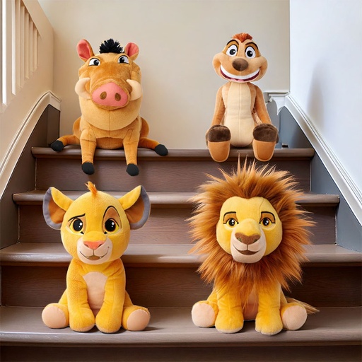 [00020397] DISNEY LION KING 25CM 4-ASS