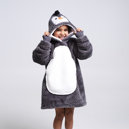 [00030301] COZY NOXXIEZ CUDDLE HOODIE PENGUIN SMALL