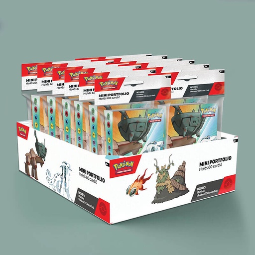 [00062913] POKÉMON SCARLET&VIOLET WALLET FOR 60 CARDS + 1 BOOSTER PACK