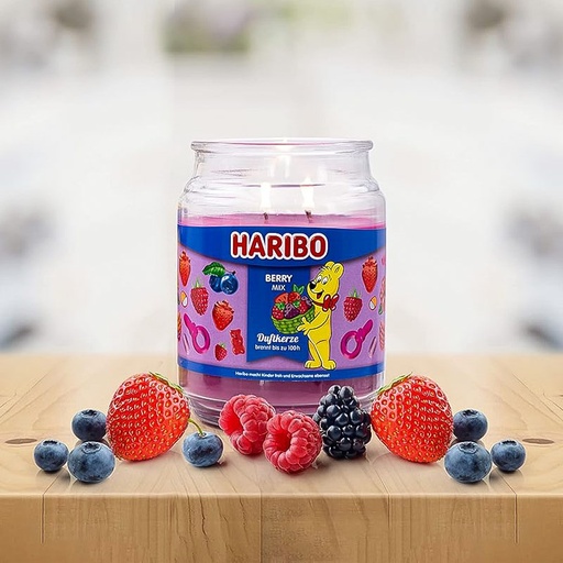 [80100511] HARIBO BERRY MIX SCENTED CANDLE 510g