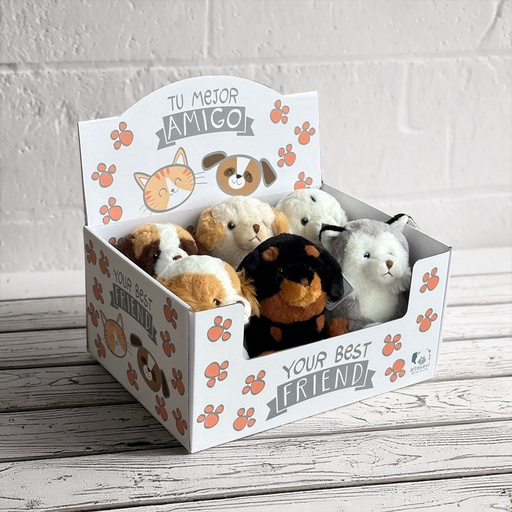 [00200151] DISPLAY LITTLE DOGS 20CM 6PCS