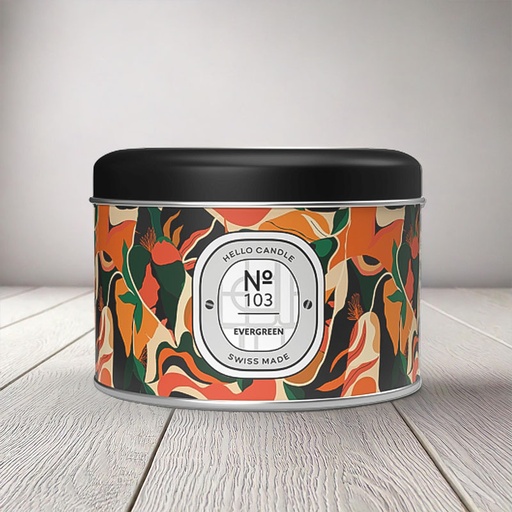 [SC103180] HELLO CANDLE EVERGREEN 180ml