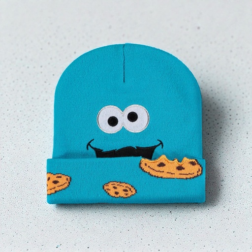 [00030502] BEANIE SESAME STREET COOKIE MONSTER