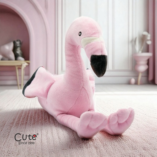 [00020734] FREDERICO THE PINK FLAMINGO 20cm