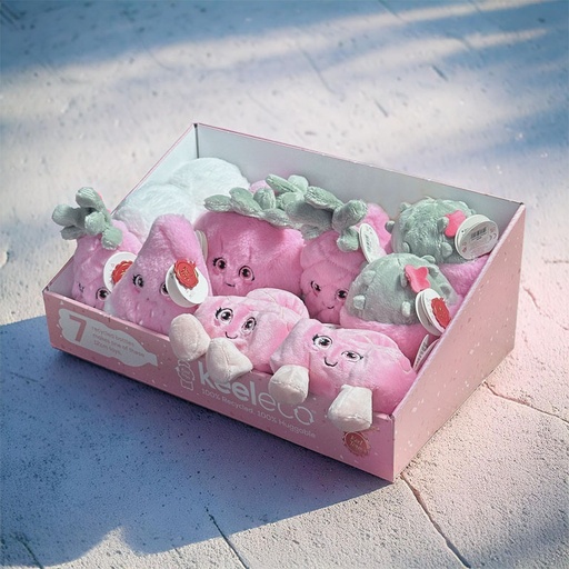 [00020535] KEELECO PINK FOOD 12CM COUNTER DISPLAY 12pcs