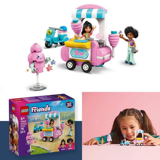 [00111364] LEGO 42643 FRIENDS CANDYFLOSS STAND & SCOOTER